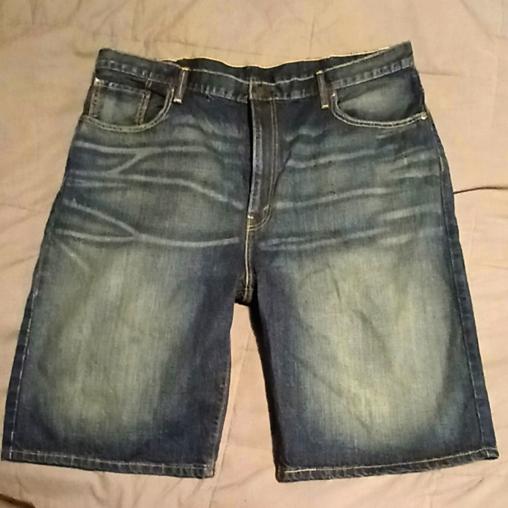 LEVIS 569 loose denim Jean Shorts NWOT Mens 42 L